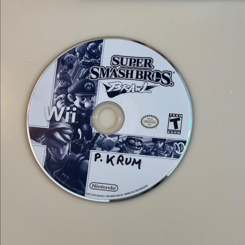 TESTED & WORKING: Nintendo Super Smash Bros. Brawl Wii - Picture 3 of 4
